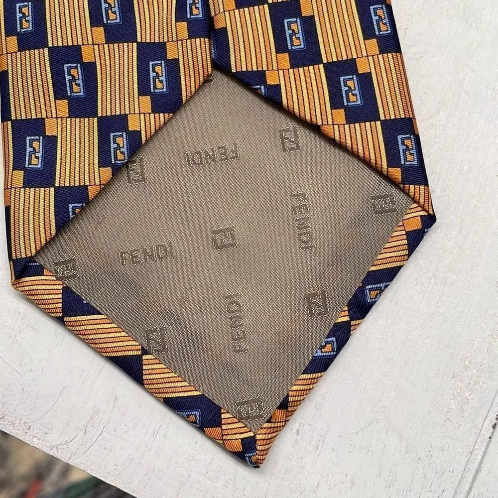 Fendi silk tie